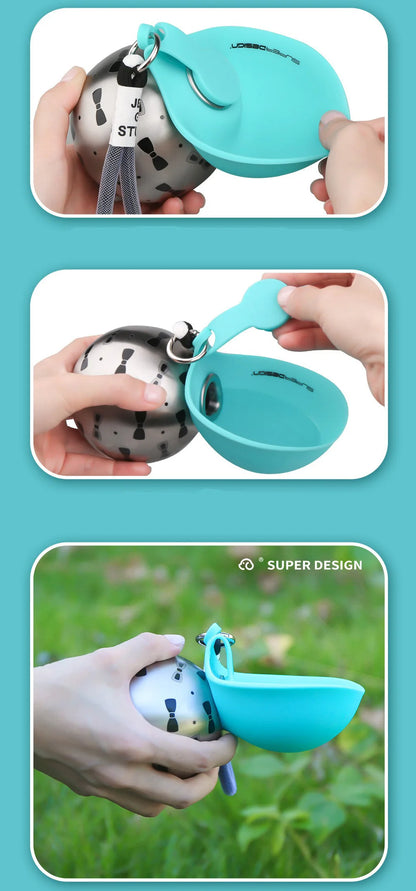 Portable Dog Water Bottle 285 ml – Hydration on Walks and Trips