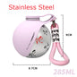 Small Dog Water Bottle 285ML Stainless Steel/Petg Convenient Dog Drink Dispenser Puppy Travel Portable Water Bowl