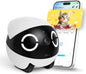 ROLA Mini Familybot 2K Pet Camera Robot: Movable Indoor Camera Battery-Powered with Phone App, One-Touch Call, 2-Way Talk, Night Vision, Motion Detection, Video Recording